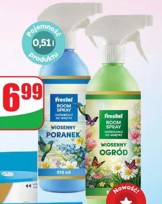 Odświeżacz powietrza Fresini spray promocja w Dino