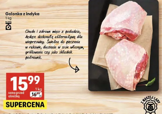 Golonka z indyka promocja w Delikatesy Centrum