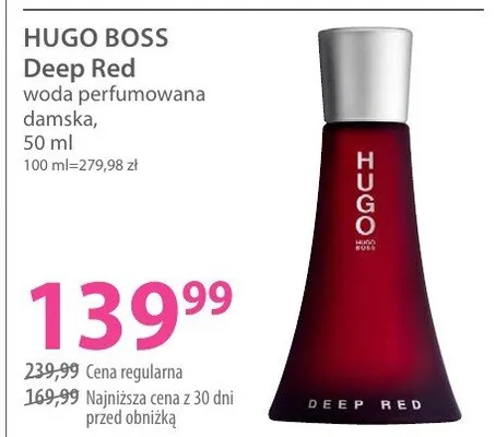 Deep Red woda perfumowana damska promocja w Hebe