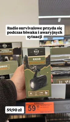 Radio survivalowe promocja w Biedronka