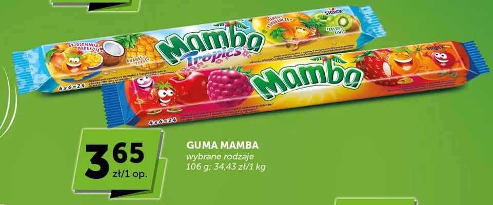 Guma Mamba promocja w Groszek