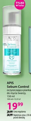 Oczyszczająca pianka do mycia twarzy Sebum Control promocja w Hebe
