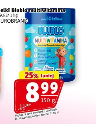 Żelki Blublo multiwitamina promocja w Prim Market