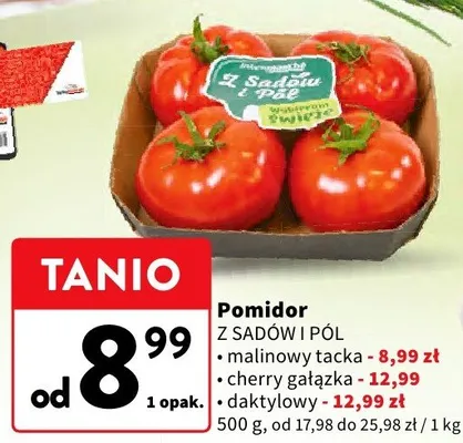 Pomidor daktylowy promocja w Intermarche