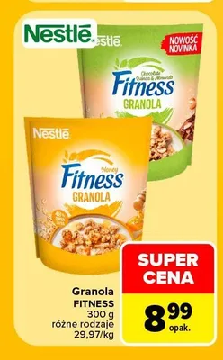 Granola Nestlé Fitness Chocolate promocja w Carrefour