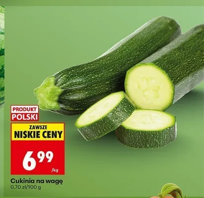 Cukinia na wagę promocja w Biedronka