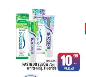 Pasta do zębów whitening Sensodyne promocja w Tomi Markt