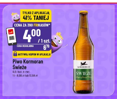 Piwo Kormoran Świeże promocja w POLOmarket