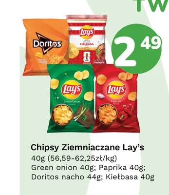 Chipsy Doritos Nacho Cheese promocja w Limonka