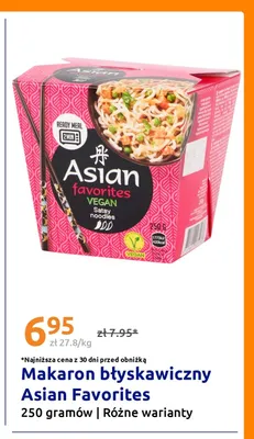 Makaron błyskawiczny Asian Favorites Satay Noodles promocja w Action