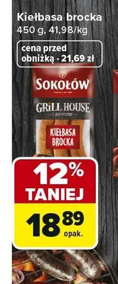 Kiełbasa brocka promocja w Carrefour