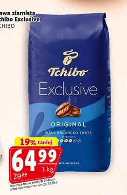 Kawa ziarnista Tchibo Exclusive Original promocja w Prim Market