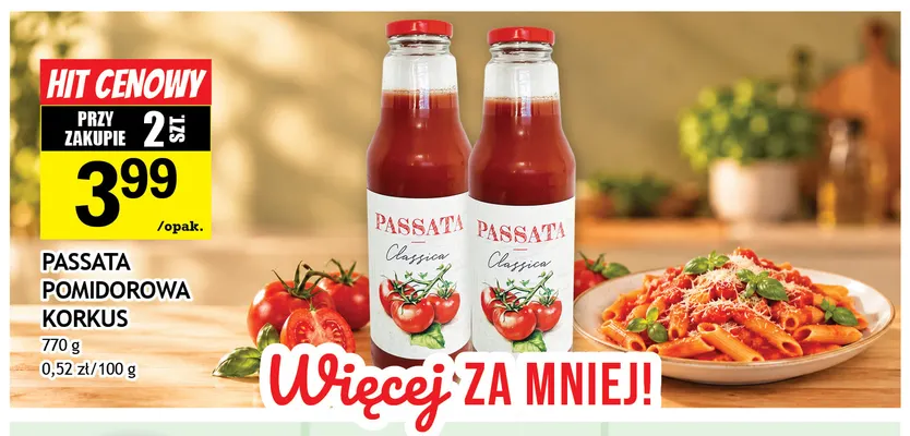 Passata pomidorowa Korkus promocja w Gram Market