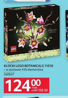 Klocki LEGO Botanicals 11510 promocja w Selgros