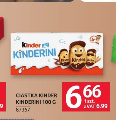 Ciastka Kinder Kinderini promocja w Selgros