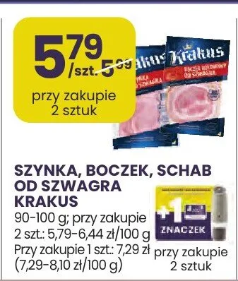 Szynka od szwagra Krakus promocja w Stokrotka