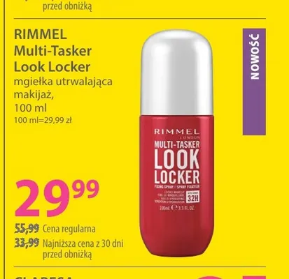 Multi-Tasker Look Locker mgiełka utrwalająca makijaż Rimmel promocja w Hebe