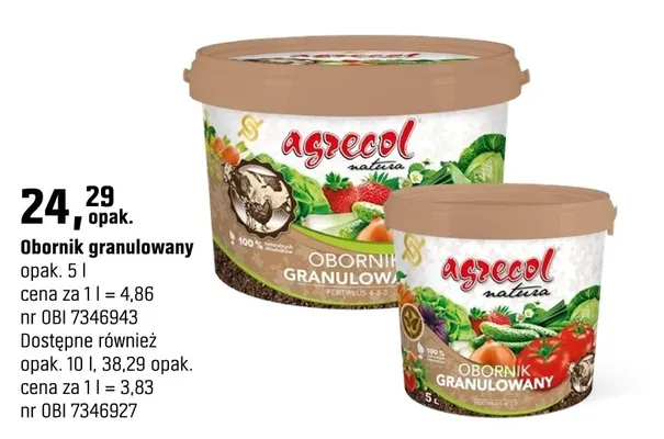 Obornik granulowany promocja w OBI