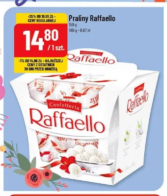 Praliny Raffaello promocja w POLOmarket