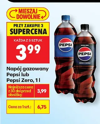 Napój gazowany Pepsi promocja w Biedronka