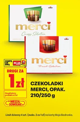 Czekoladki Crispy Selection promocja w Biedronka