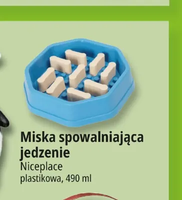 Miska spowalniająca jedzenie plastikowa Niceplace promocja w Leclerc