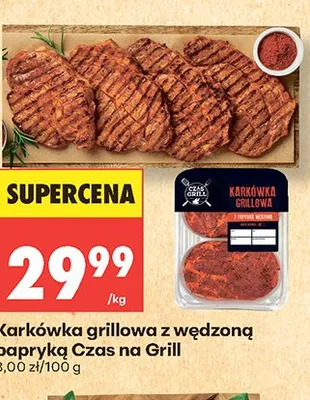 Karkówka grillowa z wędzoną papryką Czas na Grill promocja w Biedronka