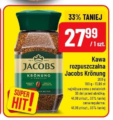 Kawa rozpuszczalna Jacobs Krönung promocja w POLOmarket
