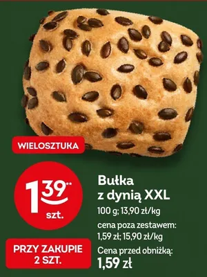 Bułka z dynią XXL promocja w Żabka