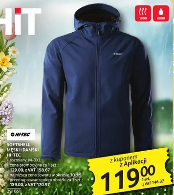 Softshell męski i damski Hi-Tec promocja w Selgros
