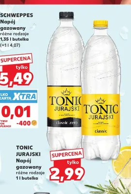 Napój gazowany Tonic Jurajski Classic promocja w Kaufland