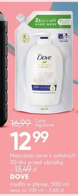 Mydło w płynie Dove promocja w Super-Pharm