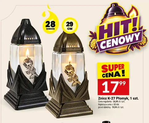 Znicz K-27 Płomyk promocja w Twój Market