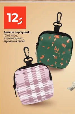 Saszetka na przysmaki z karabińczykiem zapinana na zamek promocja w Dealz
