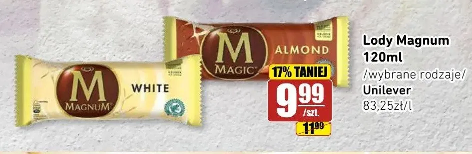 Lody Magnum White 120 ml promocja w API Market
