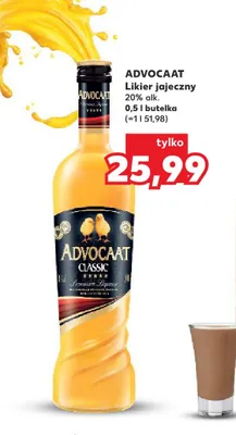 Likier jajeczny Advocaat promocja w Kaufland