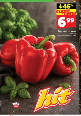 Papryka czerwona promocja w TOPAZ