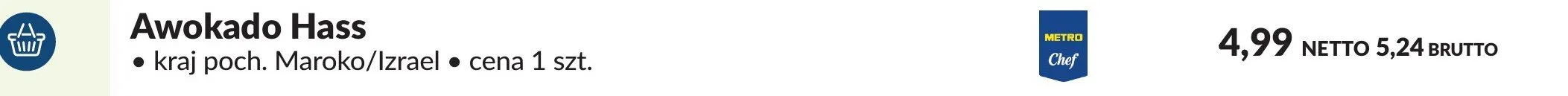 Awokado Hass promocja w Makro