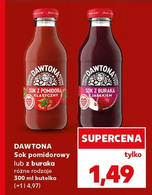 Sok pomidorowy klasyczny Dawtona promocja w Kaufland