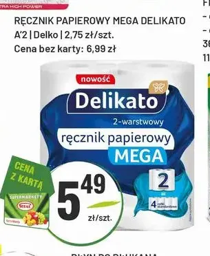Ręcznik papierowy Mega Delikato promocja w Sedal