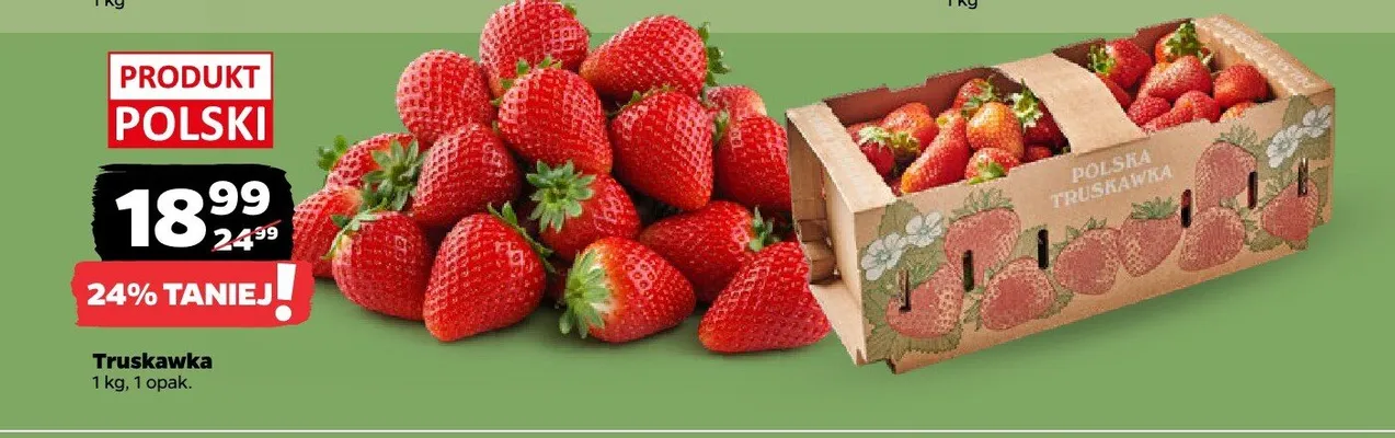 Truskawka polska promocja w Netto