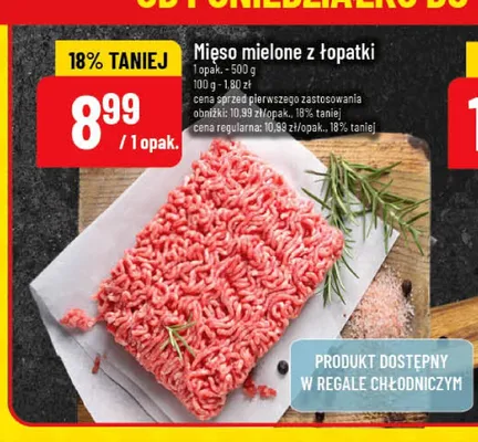 Mięso mielone z łopatki promocja w POLOmarket
