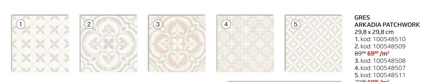 Gres Cersanit Arkadia Patchwork 5 promocja w Komfort