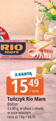 Tuńczyk w oliwie z oliwek, w sosie własnym promocja w Leclerc