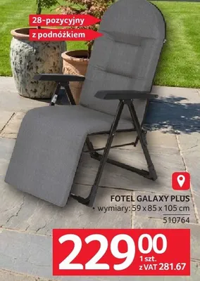Fotel Galaxy Plus promocja w Selgros