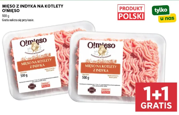 Mięso z indyka na kotlety O!mięso promocja w Stokrotka