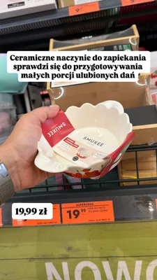 Ceramiczne naczynie do zapiekania Smukee promocja w Biedronka