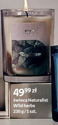 Świeca Naturalist Wild herbs promocja w Empik