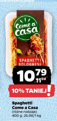 Spaghetti Come a Casa promocja w Netto