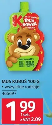Mus Kubuś 100G promocja w Selgros